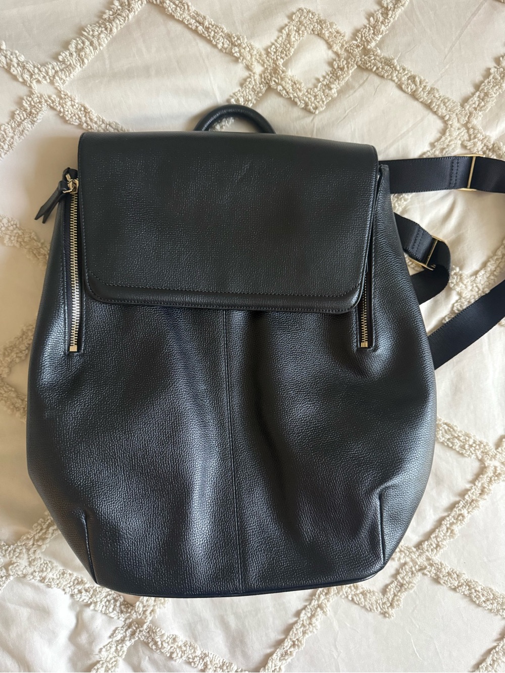 Samsonite Black Leather Backpack